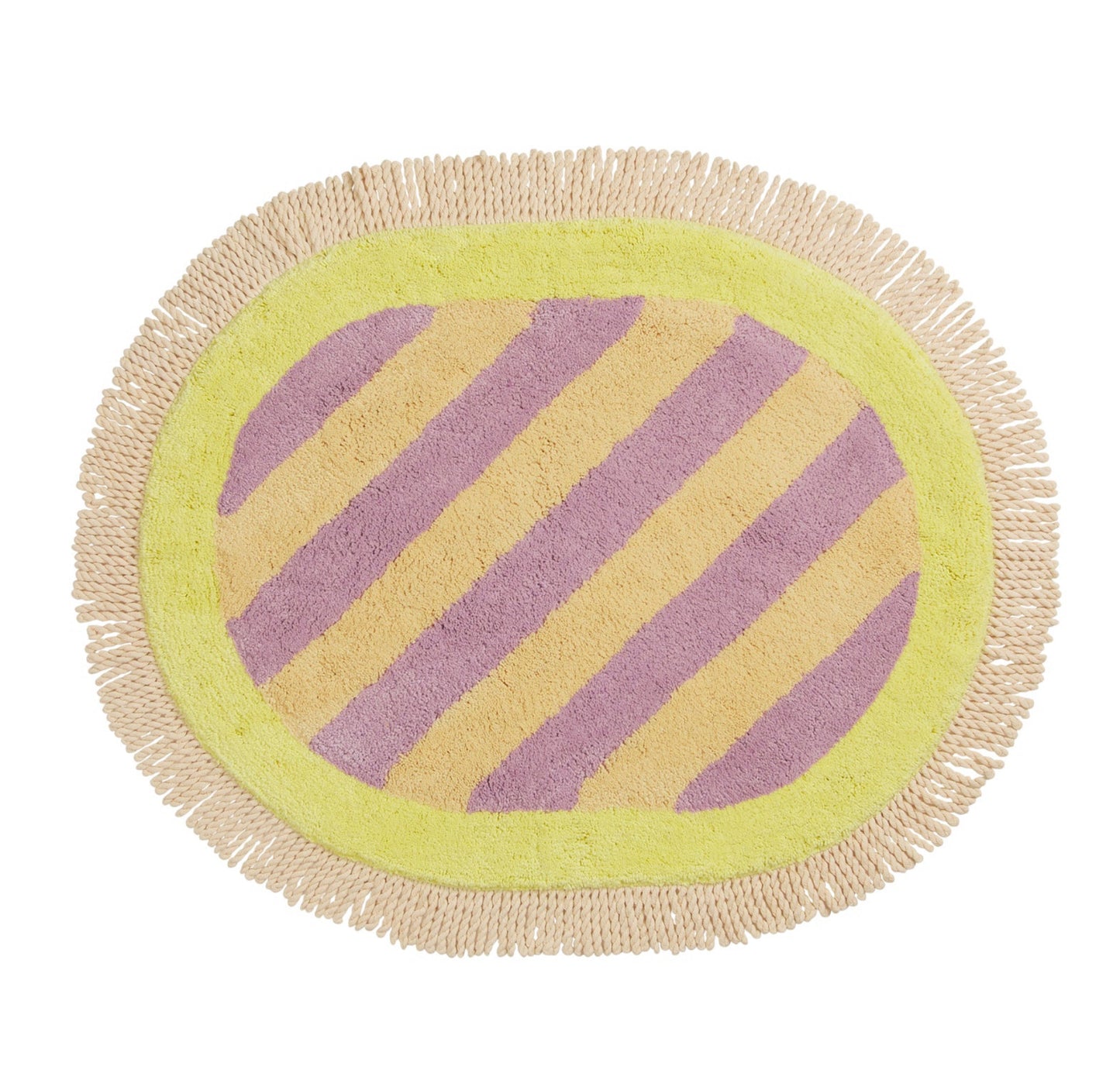 Sage and Clare Jarita Bath Mat in Mauve - the tartan fox