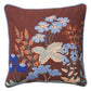 Sage and Clare Pepita Floral Cushion - the tartan fox