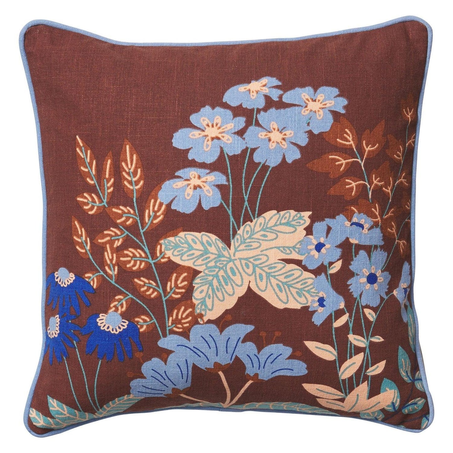 Sage and Clare Pepita Floral Cushion - the tartan fox