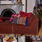 Sage and Clare Telma Woven Cushion - the tartan fox