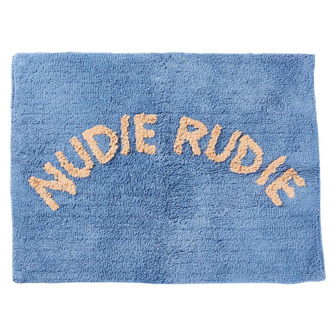 Sage and Clare Tula Nudie Bath Mat in Cornflower - the tartan fox