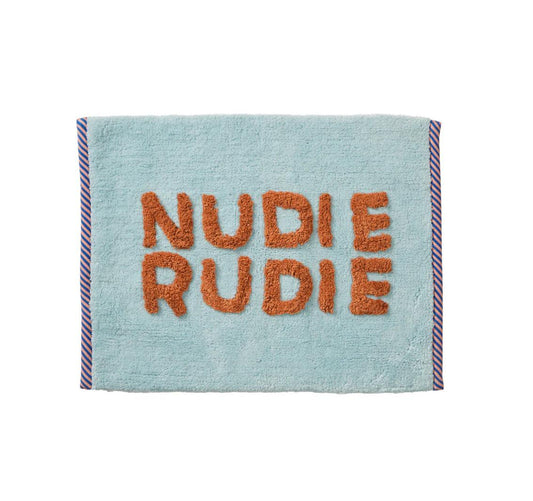 Sage and Clare Tula Nudie Bath Mat Mini in Sky - the tartan fox