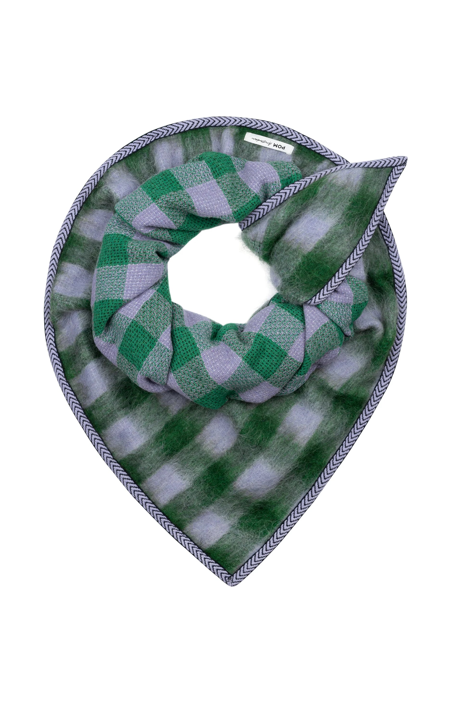 SHAWL - COSY EVERGREEN - the tartan fox