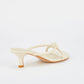 Sol Sana Antibes Mule in Off White Leather - the tartan fox