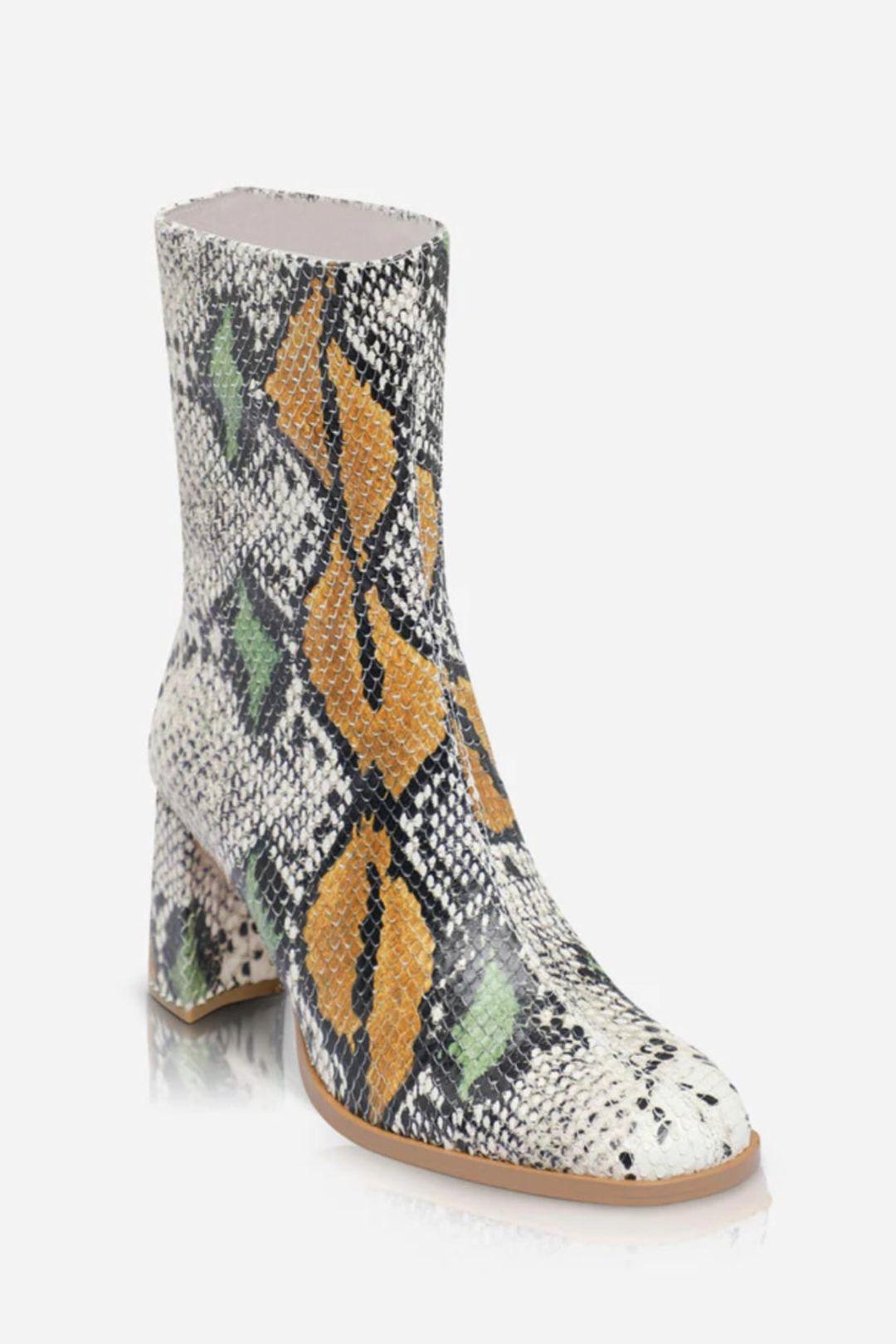 Sol Sana Archie Boot in Python - the tartan fox