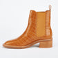 Sol Sana Chelsea Boot in Tan Croc - the tartan fox