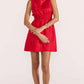 Staple the Label Amana Mini Dress in Red - the tartan fox