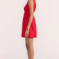 Staple the Label Amana Mini Dress in Red - the tartan fox