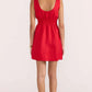 Staple the Label Amana Mini Dress in Red - the tartan fox