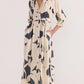 Staple the Label Aura Midi Dress in Abstract - the tartan fox