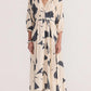 Staple the Label Aura Midi Dress in Abstract - the tartan fox