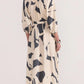 Staple the Label Aura Midi Dress in Abstract - the tartan fox