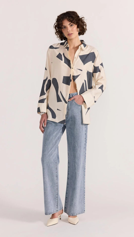 Staple the Label Aura Shirt in Abstract - the tartan fox