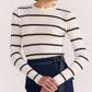 Staple the Label Camille Stripe Knit Top in Stripe - the tartan fox