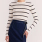 Staple the Label Camille Stripe Knit Top in Stripe - the tartan fox