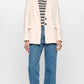 Staple the Label Elara Crop Tee in Black and White Stripe - the tartan fox