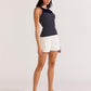 Staple the Label Kiana Stripe Knit Tank in Navy Stripe - the tartan fox