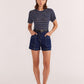 Staple the Label Luca Denim Shorts in Indigo - the tartan fox