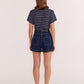 Staple the Label Luca Denim Shorts in Indigo - the tartan fox