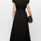 Staple the Label Marlow Midi Dress in Black - the tartan fox
