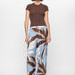 Staple the Label Maya Rib Knit Tee in Espresso - the tartan fox