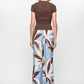 Staple the Label Maya Rib Knit Tee in Espresso - the tartan fox