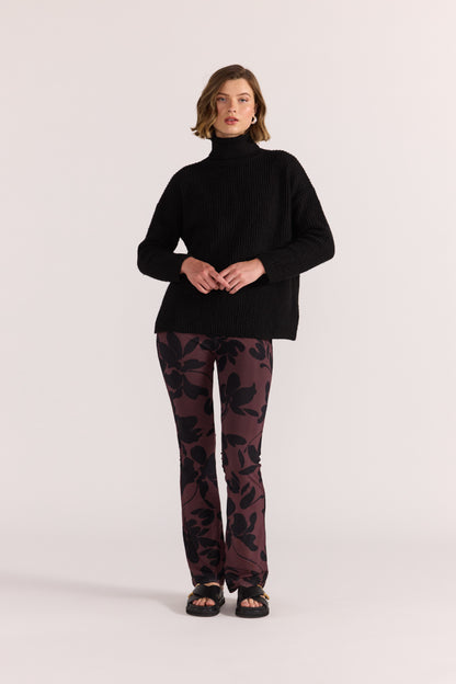 Staple the Label Olina Mesh Pants in Abstract Floral - the tartan fox