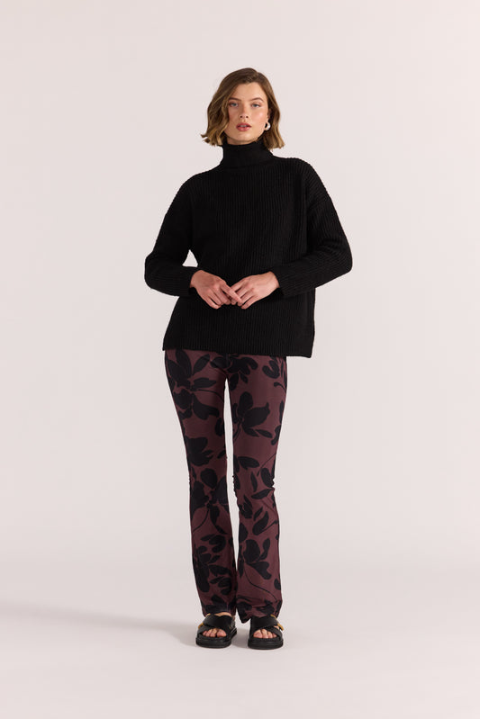 Staple the Label Olina Mesh Pants in Abstract Floral - the tartan fox