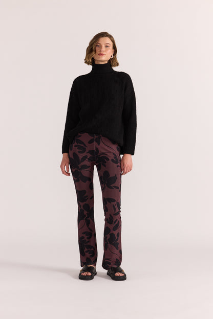 Staple the Label Olina Mesh Pants in Abstract Floral - the tartan fox