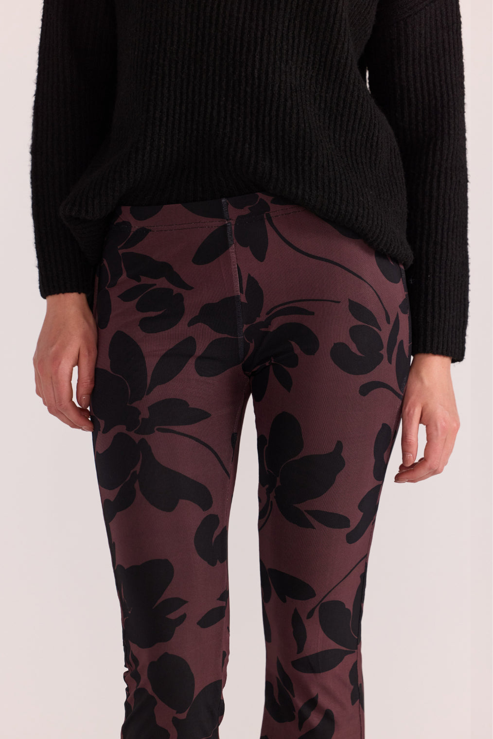 Staple the Label Olina Mesh Pants in Abstract Floral - the tartan fox