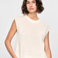 Staple the Label Quincy Knit Tank in Off White - the tartan fox