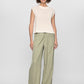 Staple the Label Quincy Knit Tank in Off White - the tartan fox