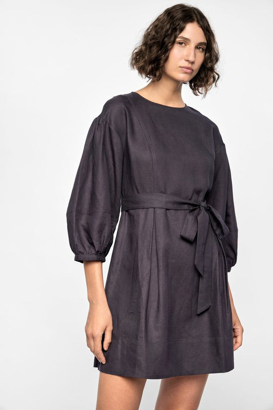 Staple the Label Rhea Mini Dress in Navy - the tartan fox