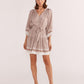 Staple the Label Soleil Smock Dress in Beige - the tartan fox