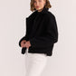 Staple the Label Tate Sherpa Jacket in Black - the tartan fox