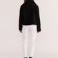 Staple the Label Tate Sherpa Jacket in Black - the tartan fox