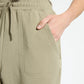 Status Anxiety As You Wake Track Pant in Washed Sage - the tartan fox