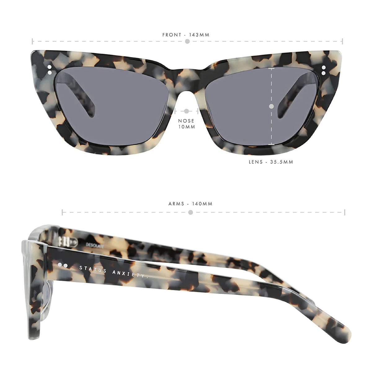 Status Anxiety Desolate Sunglasses - the tartan fox