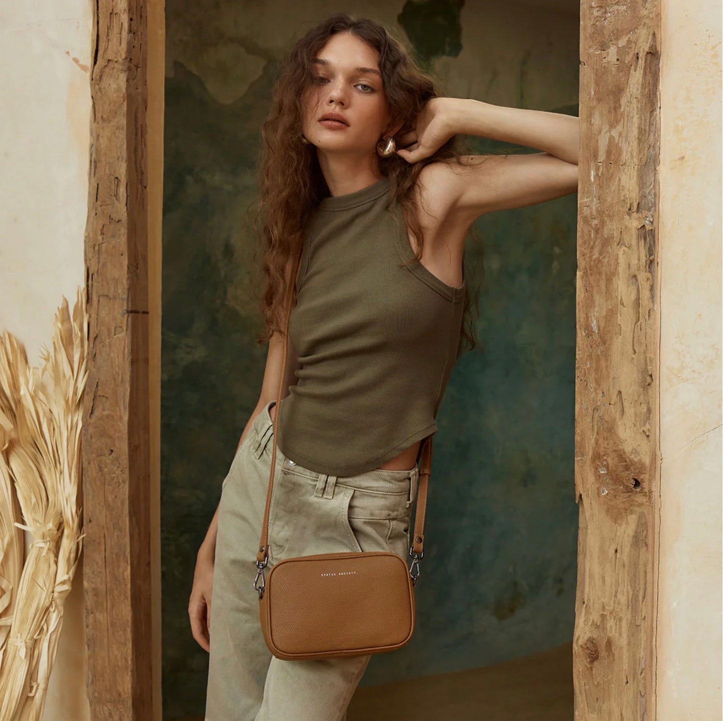 Status Anxiety Plunder Bag with Leather Strap