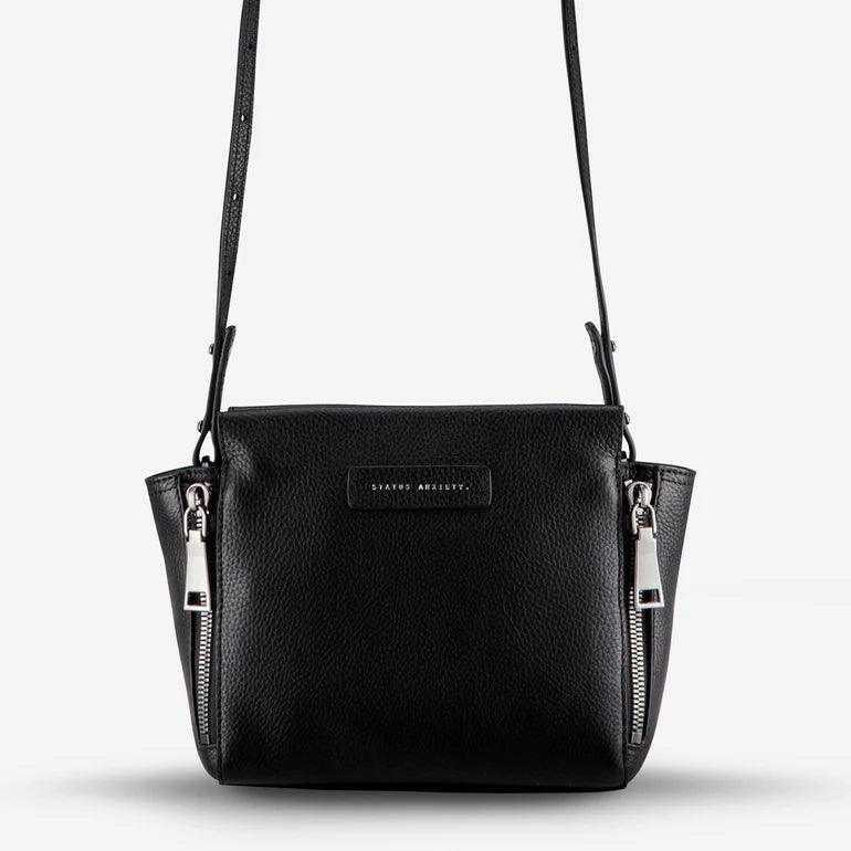 Status Anxiety The Ascendants Bag in Black Pebble - the tartan fox