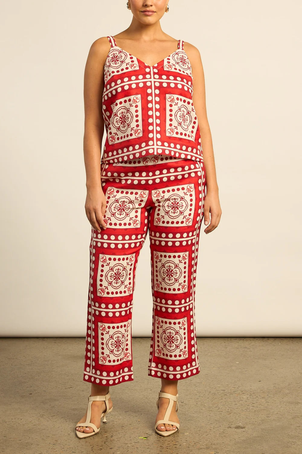 Zoe Kratzmann Tide Pant in Poppy Scarf