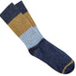 Tightology Chunky Rib Merino Wool Socks in Charcoal Stripe - the tartan fox