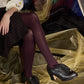 Tightology Form Merino Wool Tights in Berry - the tartan fox