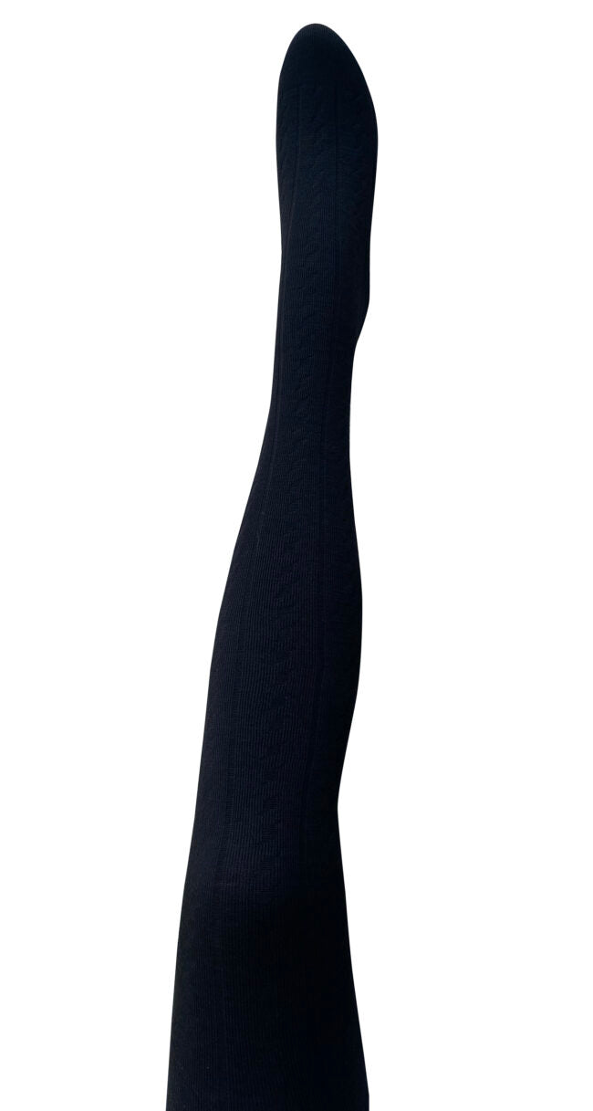 Tightology Form Merino Wool Tights in Black - the tartan fox