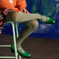 Tightology Geo Merino Wool Tights in Sage - the tartan fox