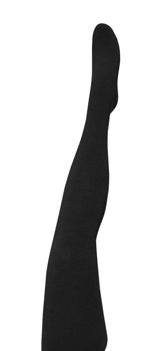 Tightology Luxe Merino Wool Tights in Black - the tartan fox