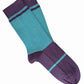 Tightology Waffle Socks in Aqua/Plum - the tartan fox