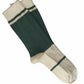 Tightology Waffle Socks in Green/Chino - the tartan fox