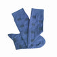 Tightology Yayoi Merino Wool Socks in Blue - the tartan fox