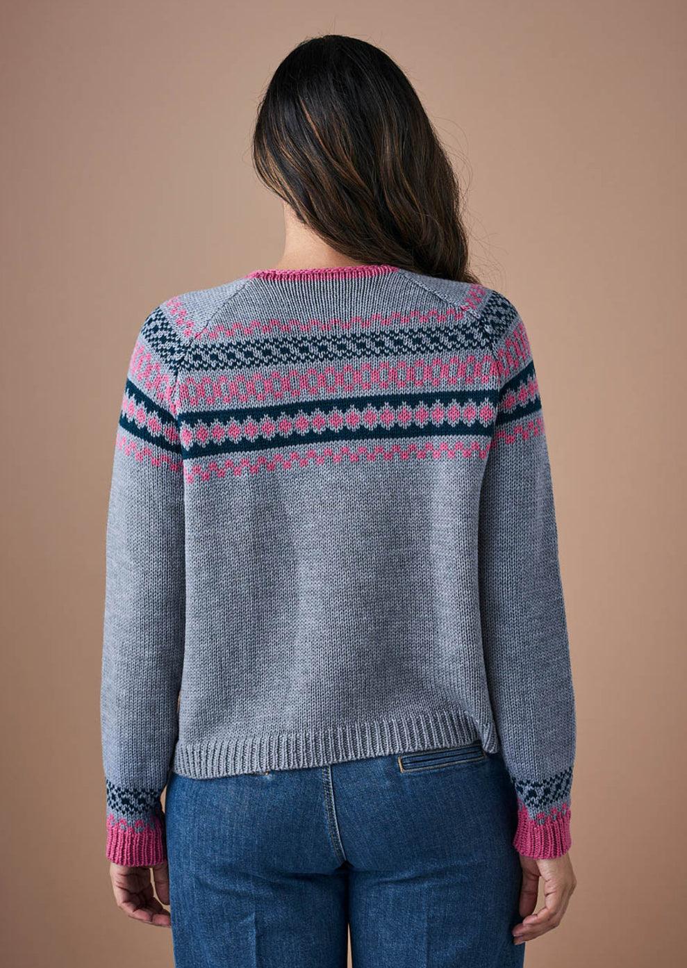 Uimi Chunky Knit Beatrix Jumper in Pebble - the tartan fox